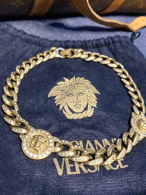 versace cuban chain|Versace house model.